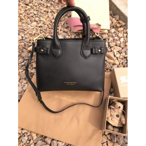 BurBerry Leren Tote Bag 5560 zwart