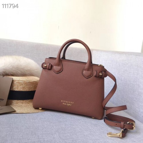 BurBerry Leren Tote Bag 7461 bruin
