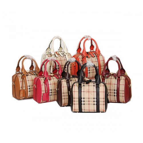 BurBerry kleine Haymarket geruite draagtas B9091