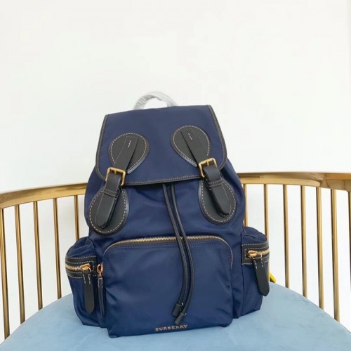 Burberry Grote Rugzak Stof BU3699 blauw