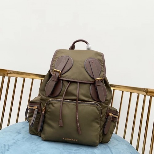 Burberry Grote Rugzak Stof BU3699 groen