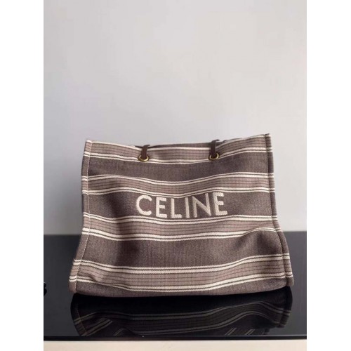 CELINE Canvas Boodschappentas 2063 Grijs