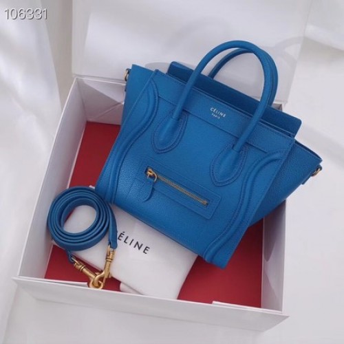 CELINE NANO BAGAGETAS VAN GELAMINEERD LAMSLEER 189244-17