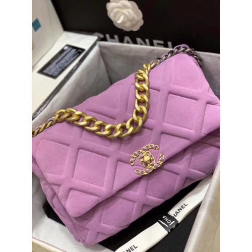 CHANEL 19 Flap Bag AS1160 Lavendel