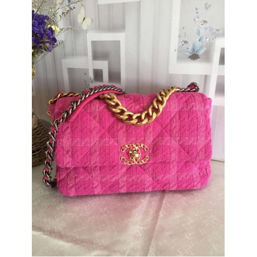 CHANEL 19 Flap Bag AS1162 roze