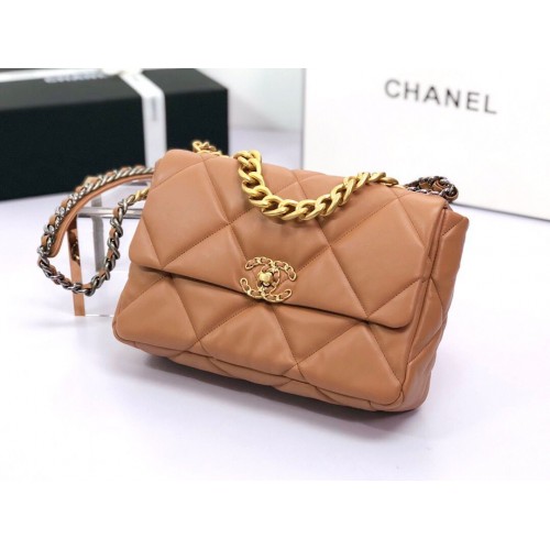 CHANEL 19 HANDTAS AS1160 AS1161 Karamel