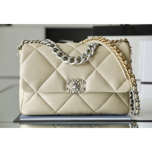 CHANEL 19 HANDTAS AS1160 AS1161 creme