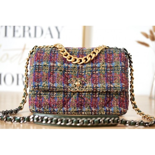 CHANEL 19 HANDTAS AS1160&AS1161 roze