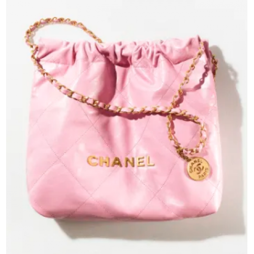 CHANEL 22 KLEINE HANDTAS AS3260 roze