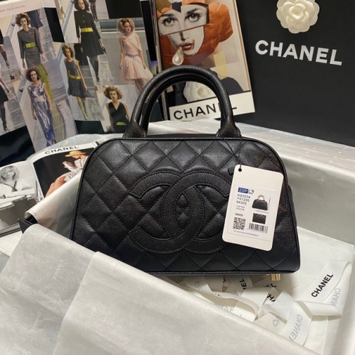 CHANEL Bowlingtas AS3034 zwart