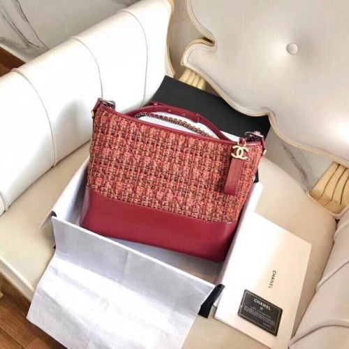 CHANEL GABRIELLE Hobo Bag Tas A93824 rood
