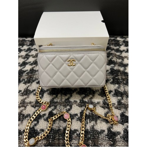 CHANEL VANITY MET KETTING AP2937 grijs