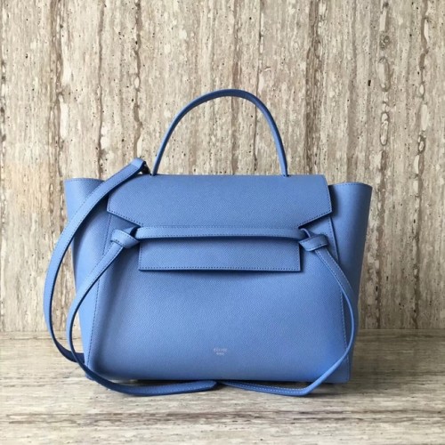 Celine Heuptas Origina Leren Tote Bag A98311 hemelsblauw
