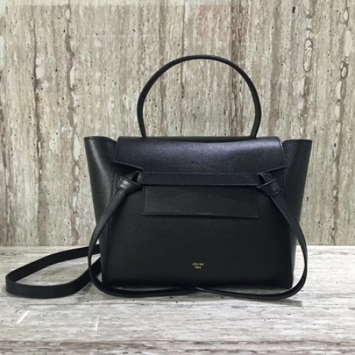 Celine Riem Mini Tas Origineel Leer C98310 Zwart