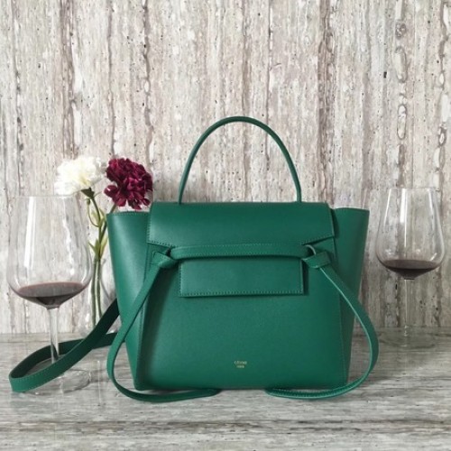 Celine Riem Mini Tas Origineel Leer C98310 Groen
