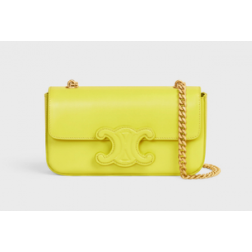 Celine CHAIN SCHOUDERTAS TRIOMPHE IN GLANZEND KALFSLEER 199243 ANIS