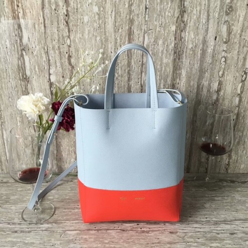 Celine Cabas Phantom Tassen Kalfsleer C2204 Blauw&Rood