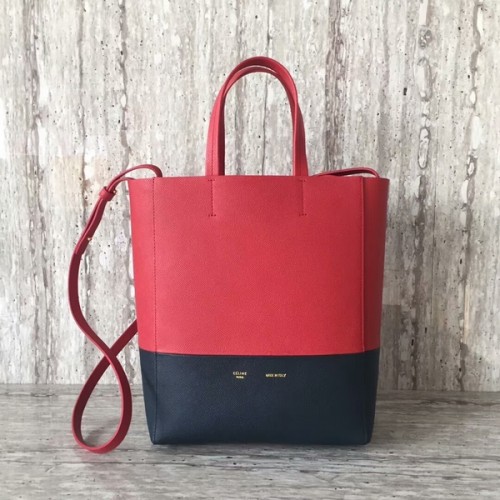 Celine Cabas Phantom Tassen Kalfsleer C2204 Rood&Blauw