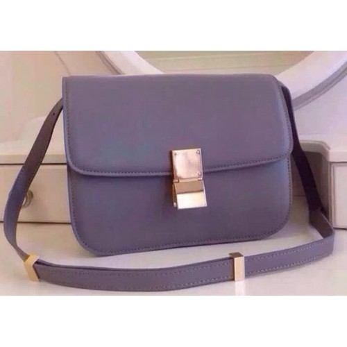 Celine Classic Box Flap Bag Kalfsleer C2263 Paars