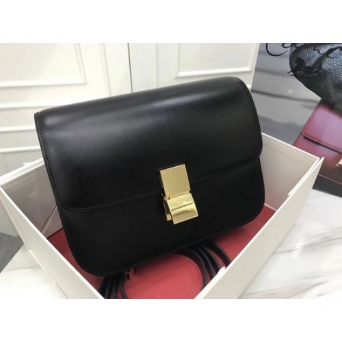 Celine Classic Box Flap Bag Origineel Kalfsleer 3378 Zwart