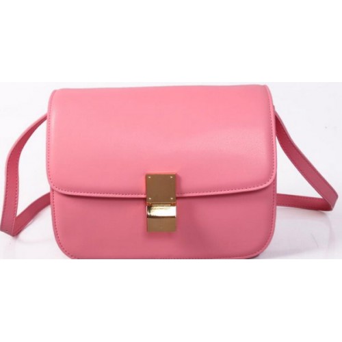 Celine Classic Box Small Flap Bag Glad Leer C88007C Roze
