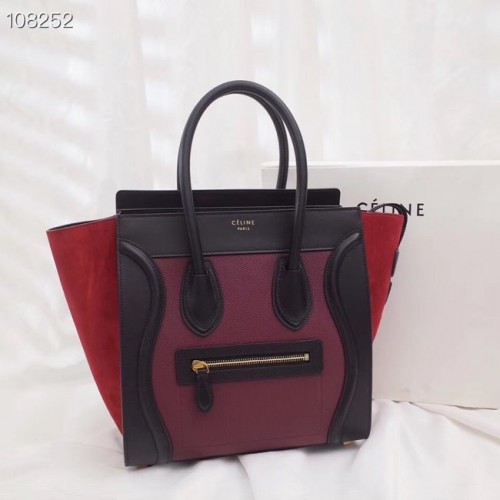 Celine Luggage Boston Tote Bags Alle kalfsleer C0189-1