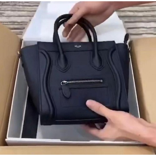 Celine Bagage Original Leather Mini Tote Bag 88022 Zwart
