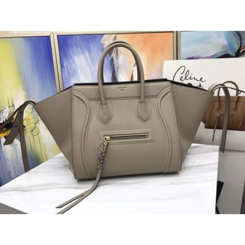 Celine Luggage Phantom Tote Bag Kalfsleer CT3372 Abrikoos