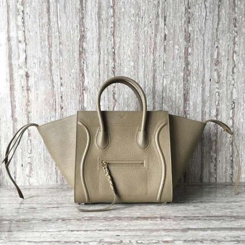 Celine Luggage Phantom Tote Bag Kalfsleer CT3372 Grijs