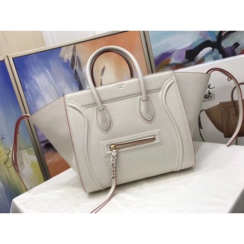 Celine Bagage Phantom Tote Bag Kalfsleer CT3372 OffWhite