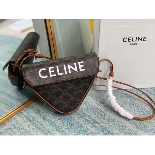 Celine MINI CABAS VERTICAAL IN TRIOMPHE CANVAS 194355