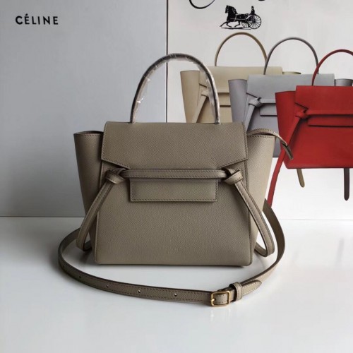 Celine NANO RIEMTAS VAN GERECHT KALFSLEER 99970 Donkerbruin