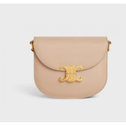 Celine TIENER BESACE TRIOMPHE IN GLANZEND KALFSLEER 110413 SAFARI