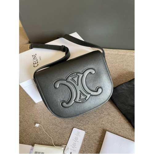 Celine TEEN CLASSIC TAS KALFSHEER 199292 zwart