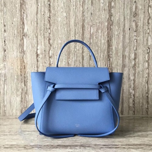 Celine mini heuptas origineel kalfsleer A98310 hemelsblauw