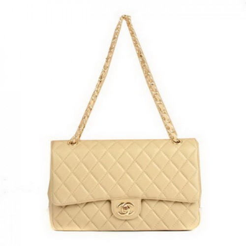 Chanel Jumbo Bags 1119 Abrikozenleer Gouden Hardware