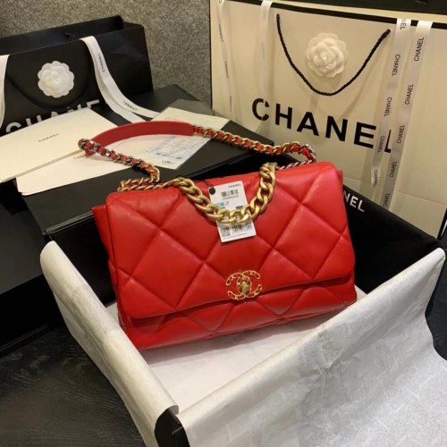 Chanel 19 kleptas AS1162 rood