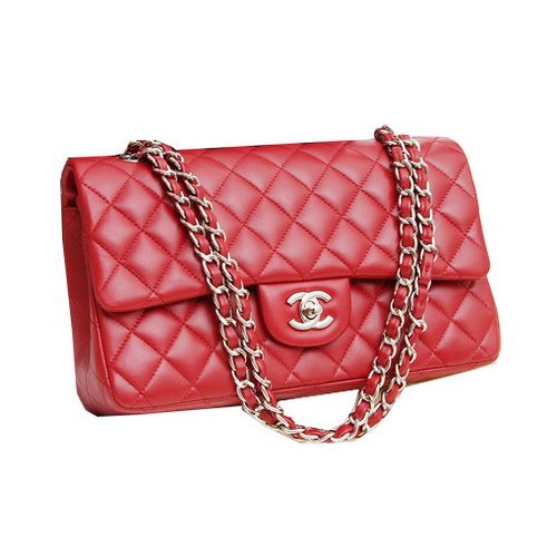 Chanel 2.55 Serie Tassen Origineel Lamsleer CFA1112 Burgundy