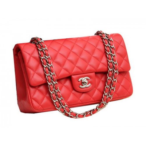 Chanel 2.55 Serie Tassen Origineel Lamsleer CFA1112 Rood