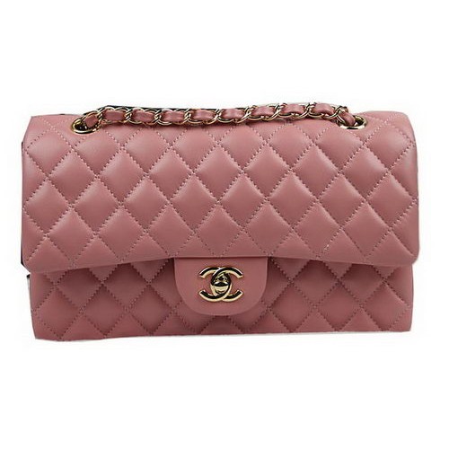 Chanel 2.55 Serie Tassen Roze Origineel Leer CFA1112 Goud