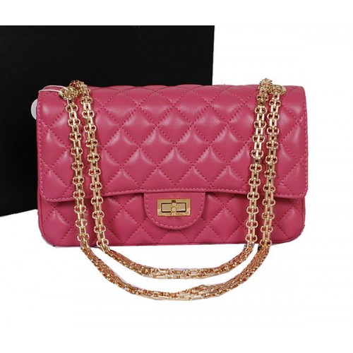 Chanel 2.55 Series Flap Bag A226 Rose Schapenleer Goud