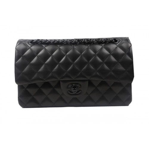 Chanel 2.55 Serie Flap Bags Origineel Schapenleer A1112 Zwart