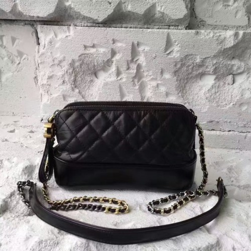 Chanel 2017 Gabrielle Original Leren Schoudertas 17817 Zwart