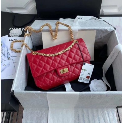 Chanel 2.55 Kalfsleren Flap Bag A37586 rood