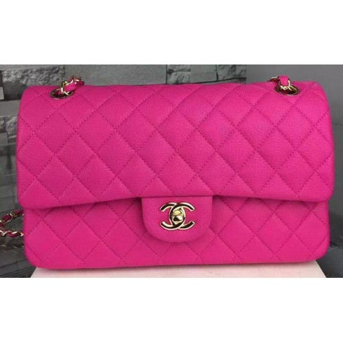Chanel 2.55 Series Flap Bag Hertenleer A1112 Rose