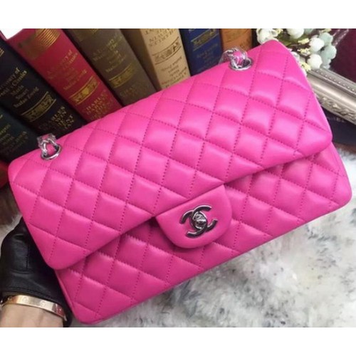 Chanel 2.55 Serie Flap Bag Origineel Schapenleer A09765 Rose