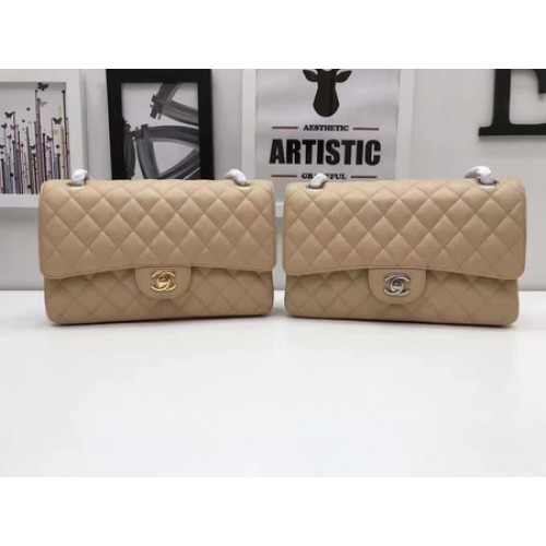 Chanel 2.55 Serie Flap Bags Origineel Cannage Patroon A1112 Abrikoos