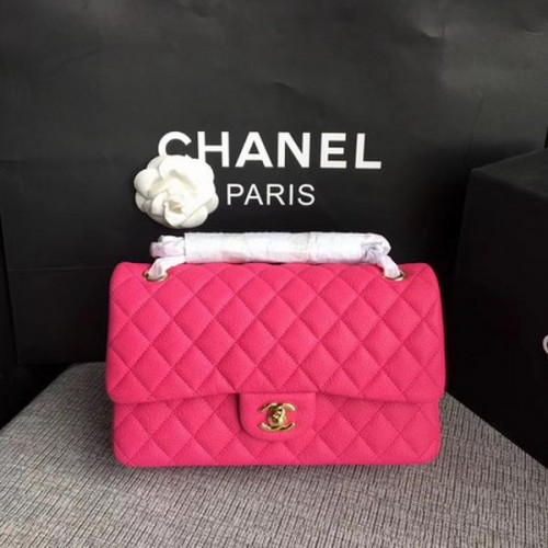 Chanel 2.55 Serie Flap Bags Origineel Hertenleer A1112 Rose
