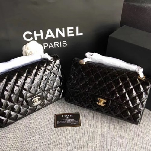 Chanel 2.55 Serie Flap Bags Origineel Leer A1112 Zwart