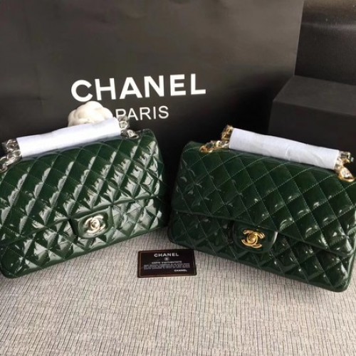 Chanel 2.55 Serie Flap Bags Origineel Leer A1112 Groen